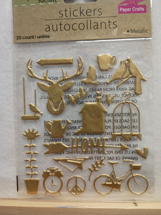 Stickers metallic