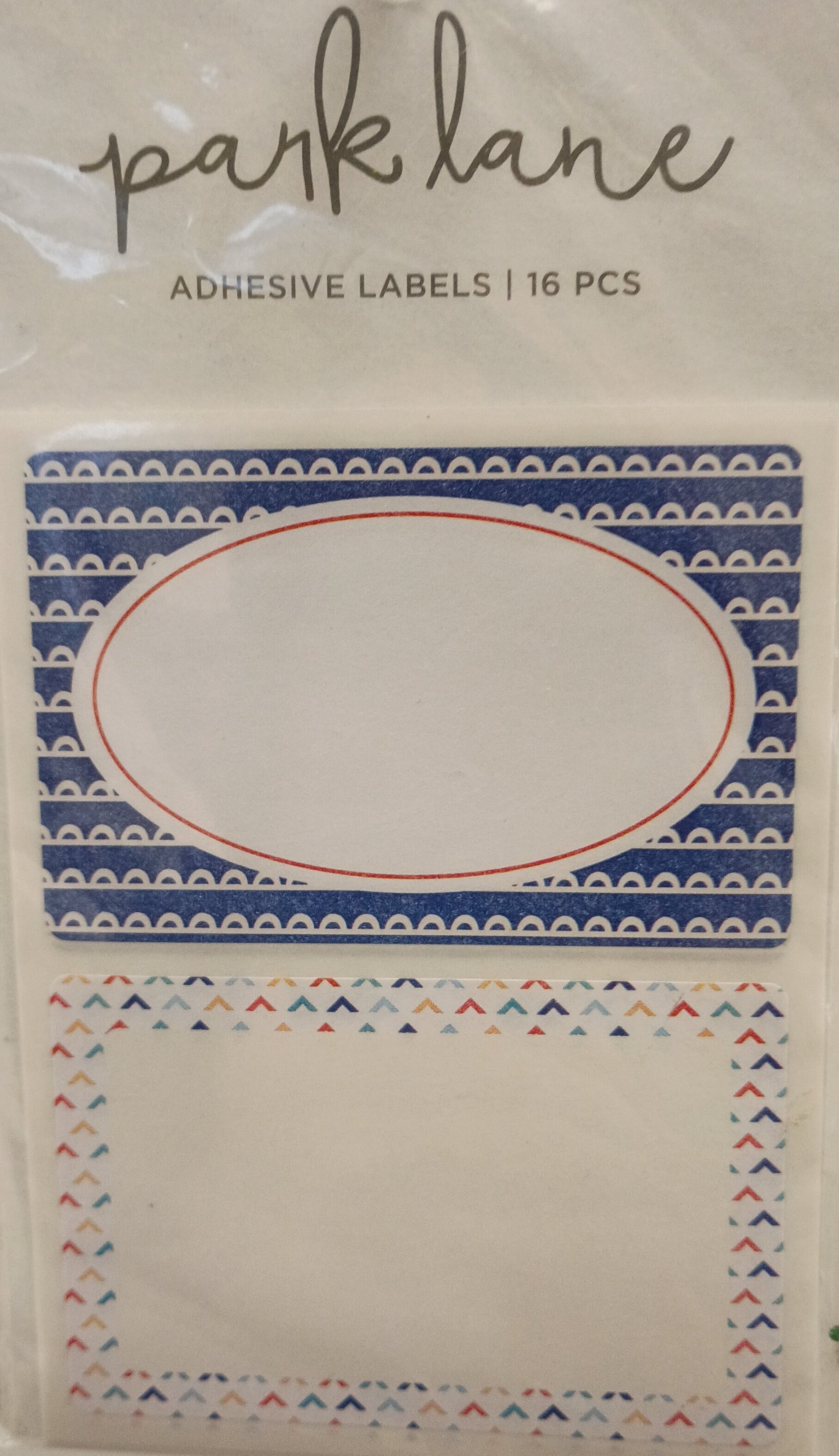 Park Lane adhesive label