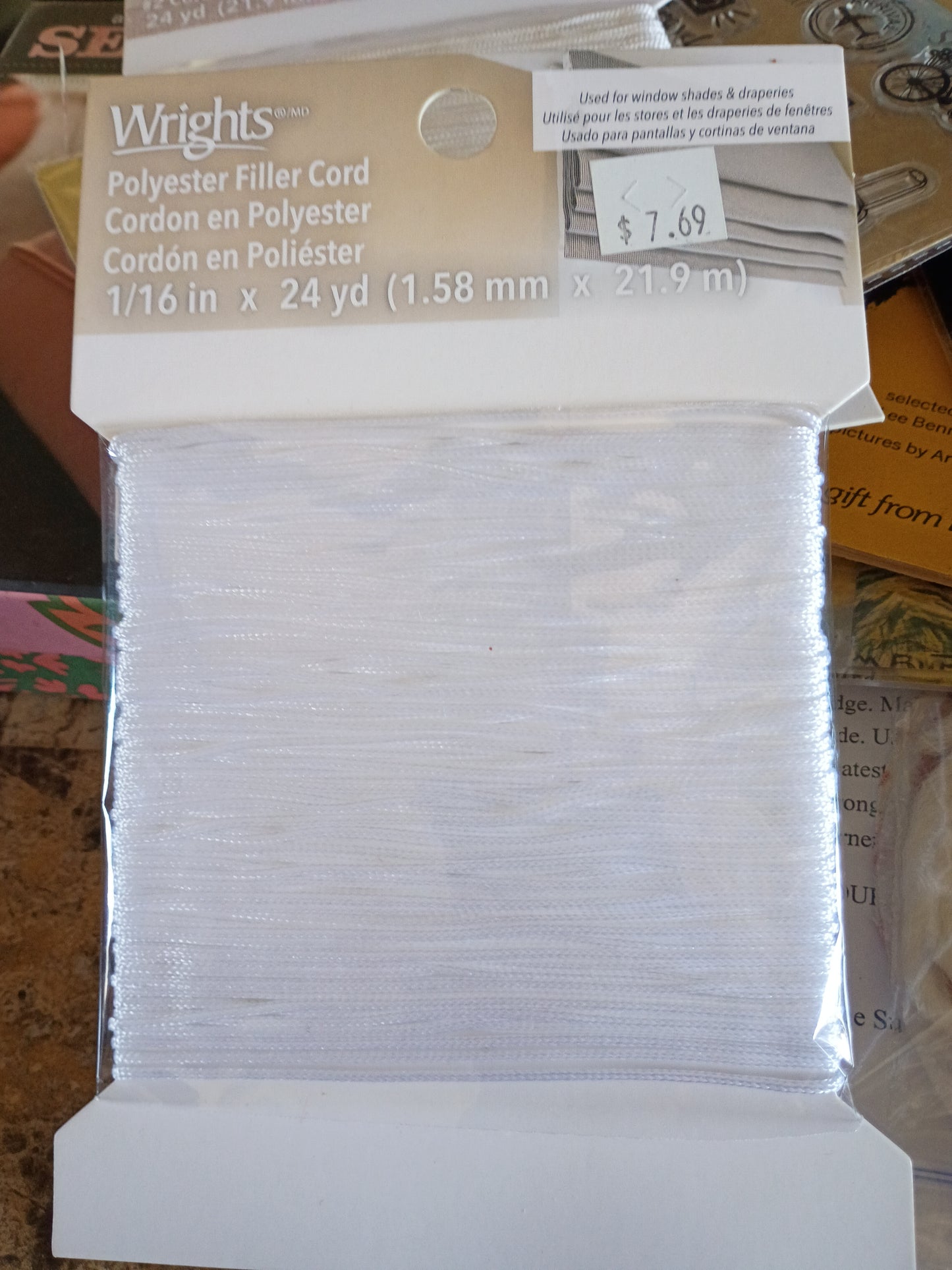 Wrights Polyester Filler cord