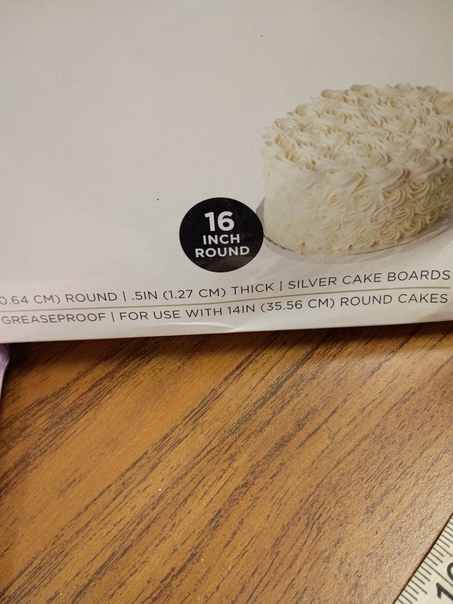 9)Cake board 16in round