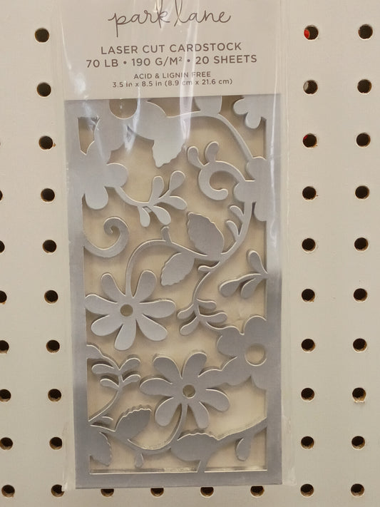 Laser cut card stock