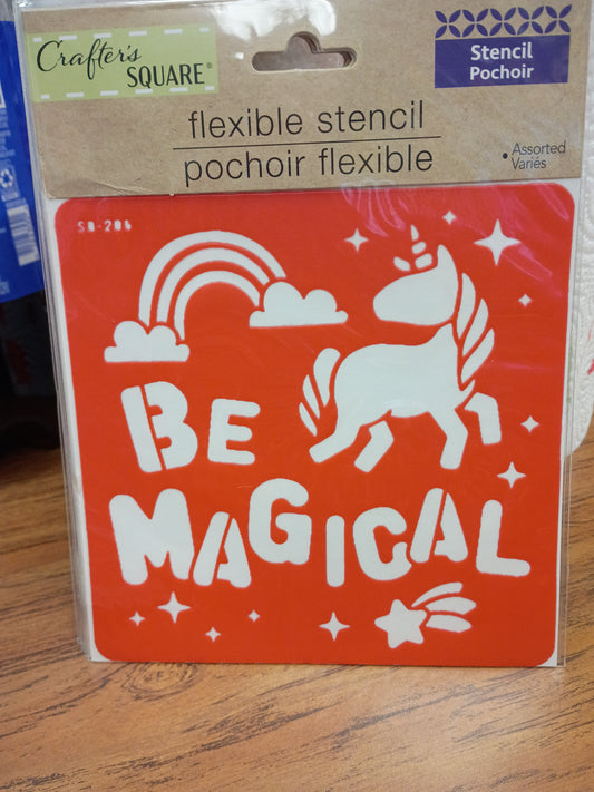Flexible stencil