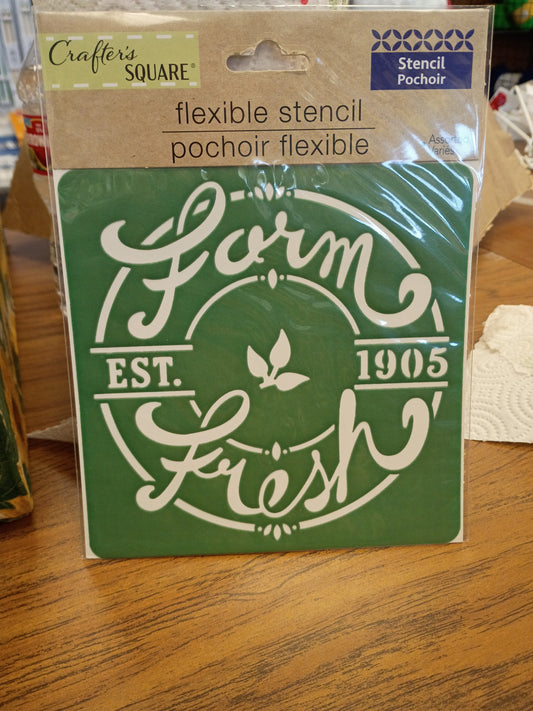Flexible stencil