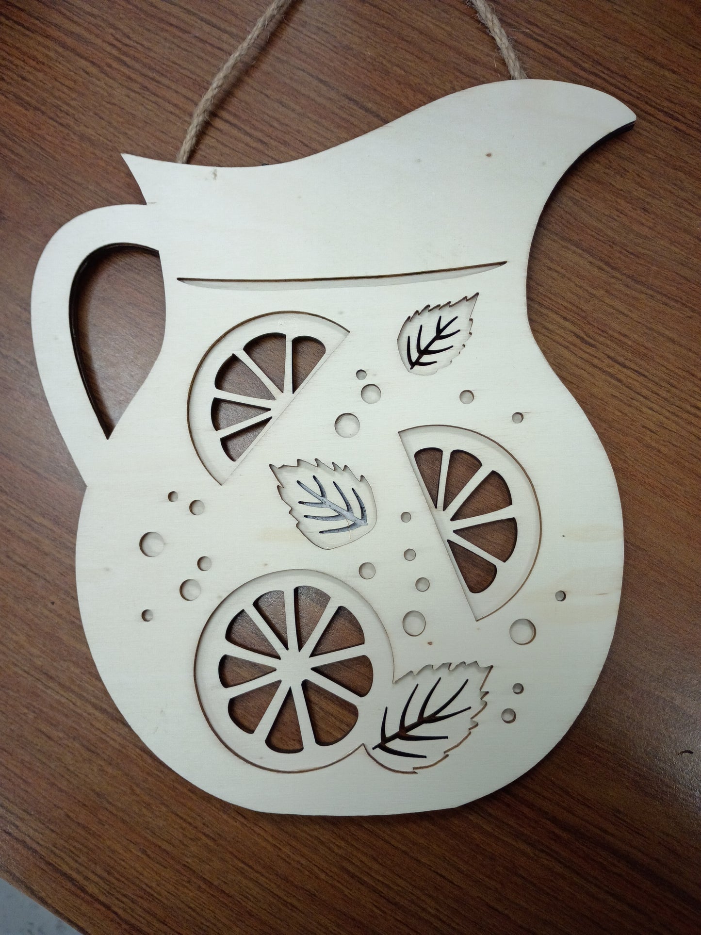Wooden pitcher diy craft