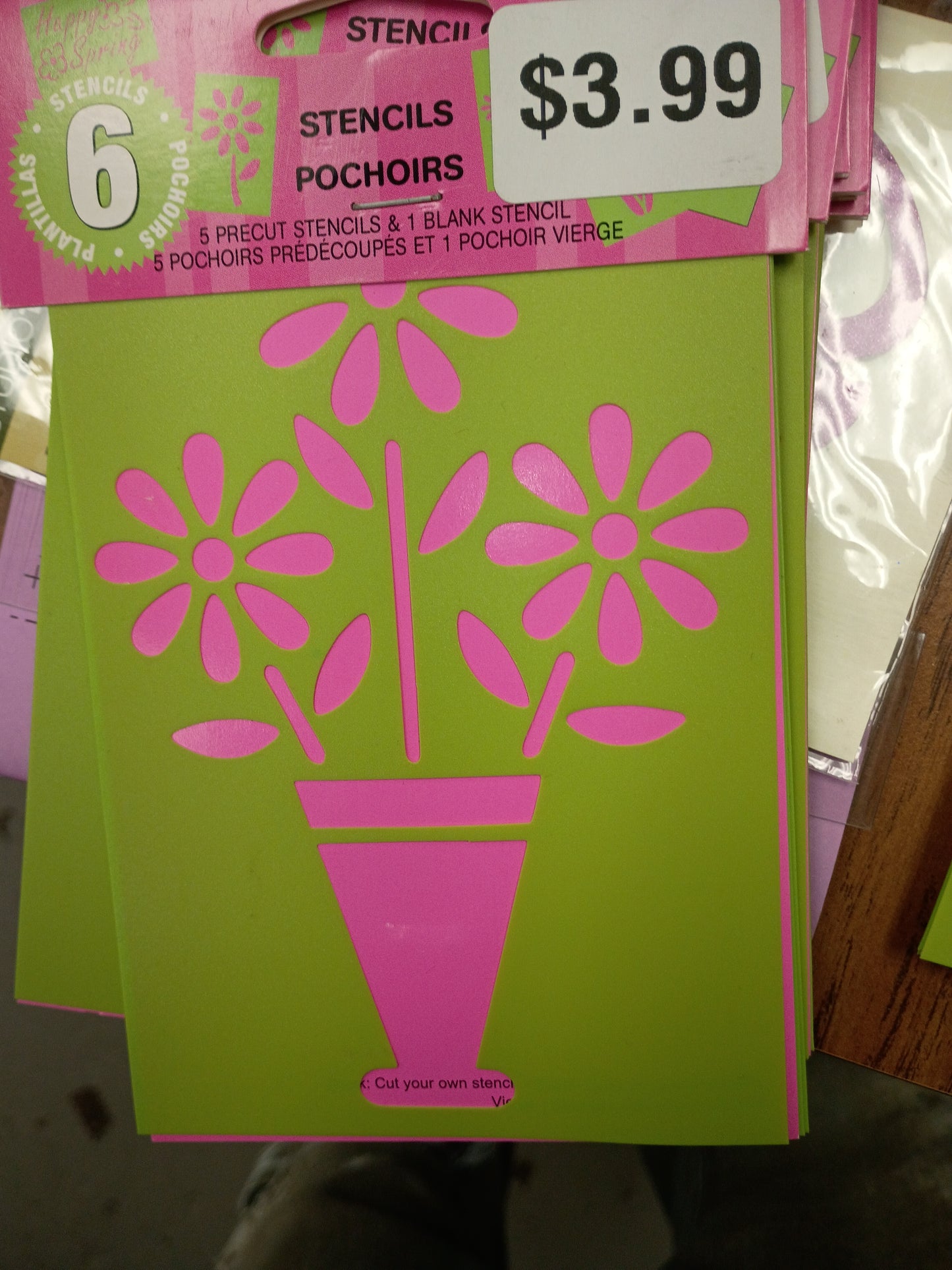 Flower stencil