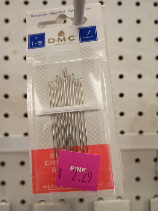 Embroidery needles 1-5